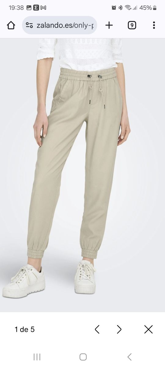 Pantalones beige - Casual