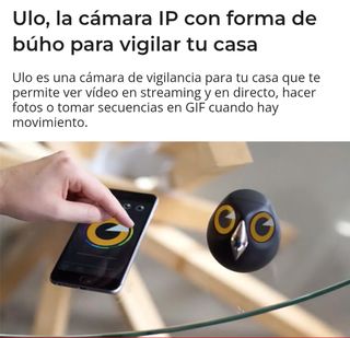 Cámara Ulo - Vigilancia hogar