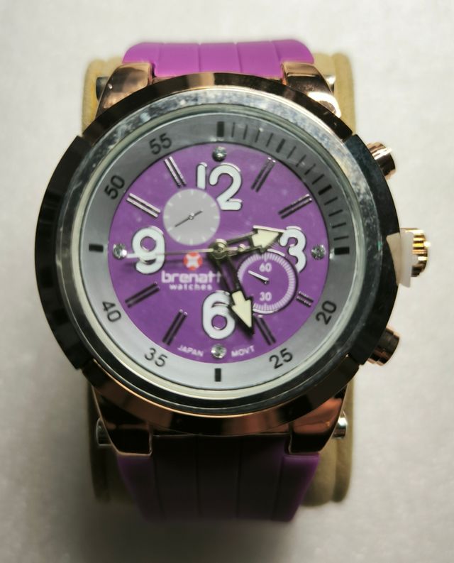 Reloj Brenatt dama pulsera morada