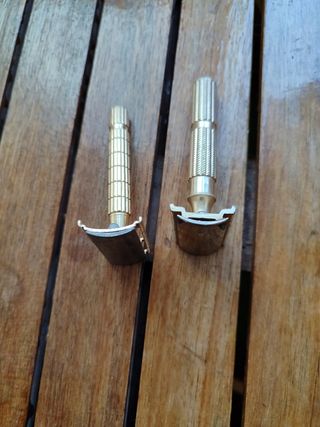Pareja de máquinas de afeitar Vintage