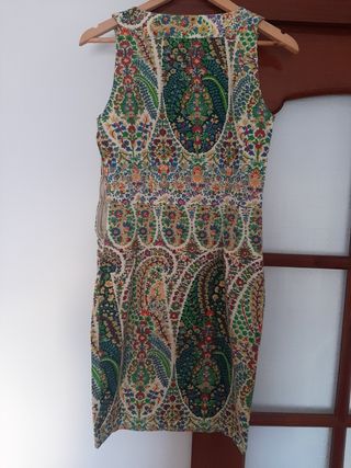 Vestido paisley multicolor