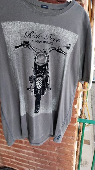 Camiseta Armani Jeans gris - Ride Free
