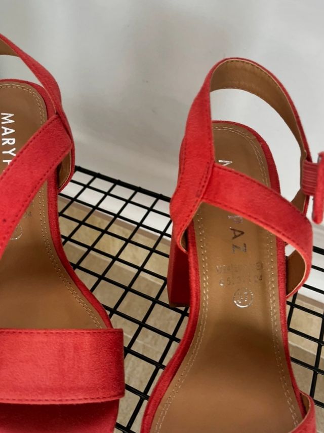 MARYPAZ - Zapatos tacón coral mujer 37