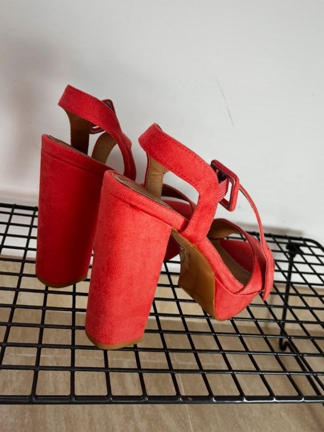 MARYPAZ - Zapatos tacón coral mujer 37