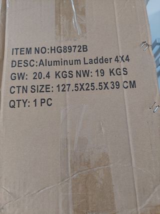 Escalera aluminio plegable 4,7m