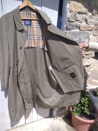 Gabardina Burberry 48 - Verde Oliva