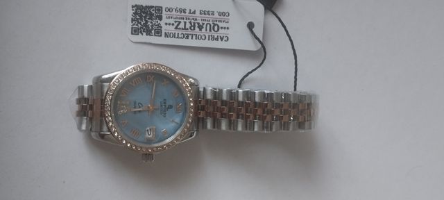 Orologio Emporio Limited donna | Blu Argento