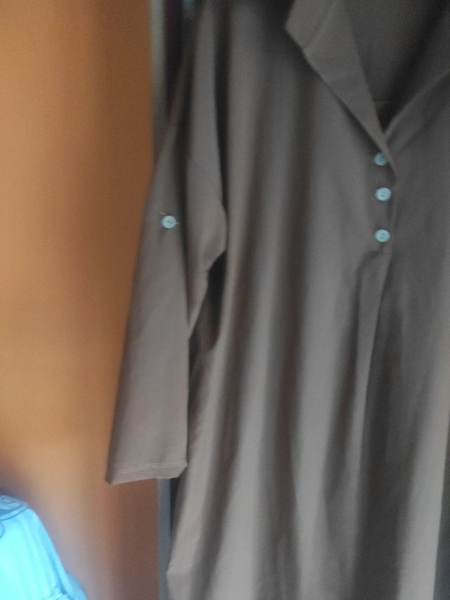 Vestito lungo marrone vintage