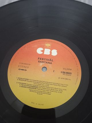 Santana - Festival: Vinilo LP