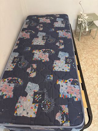 Cama nido individual azul