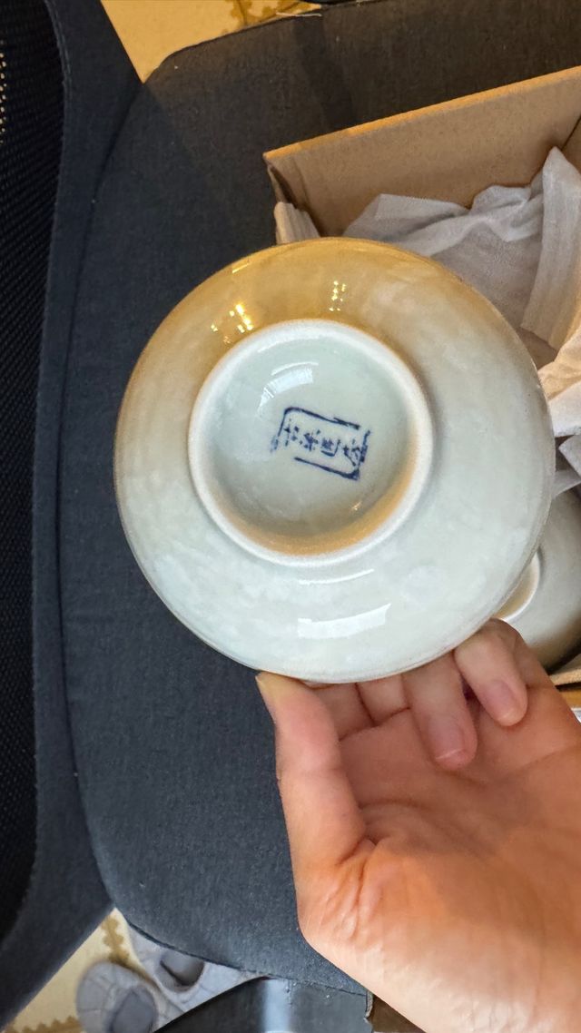 6 ciotole primaverili in ceramica - stile giapponese