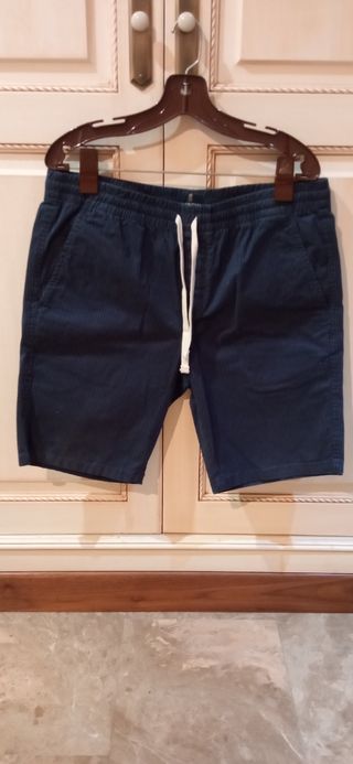 Shorts algodón hombre - Azul marino