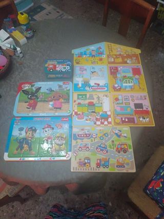 Lote de puzzles infantiles desde 18+ meses