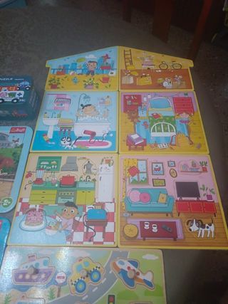 Lote de puzzles infantiles desde 18+ meses