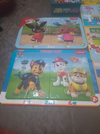 Lote de puzzles infantiles desde 18+ meses