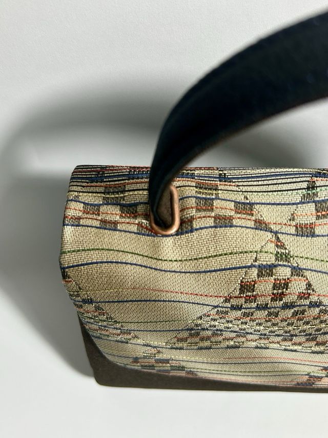 Vintage Japanese Kimono Handbag Made In Japan
