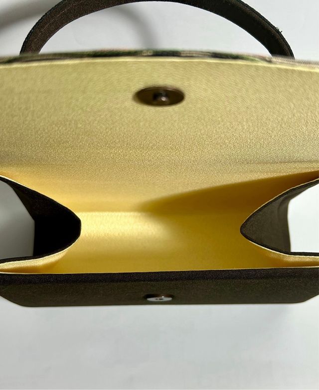 Vintage Japanese Kimono Handbag Made In Japan