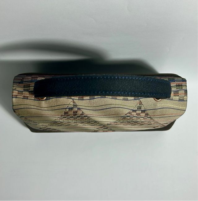 Vintage Japanese Kimono Handbag Made In Japan