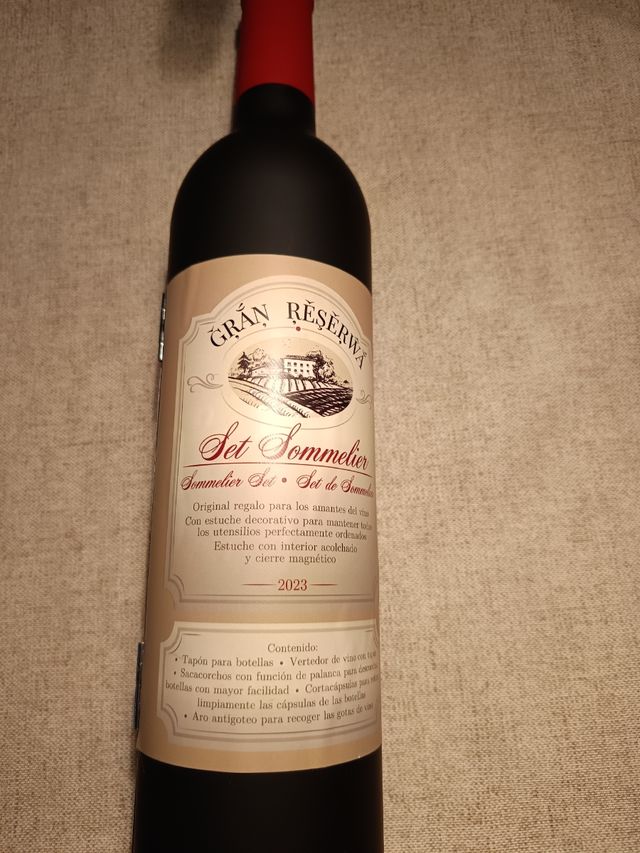 Set Sommelier  5 piezas- Abrebotellas Vino