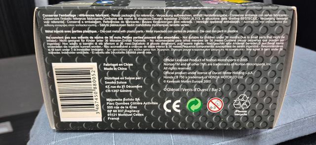 Moto Guzzi Joe Bar 1:18 Maqueta