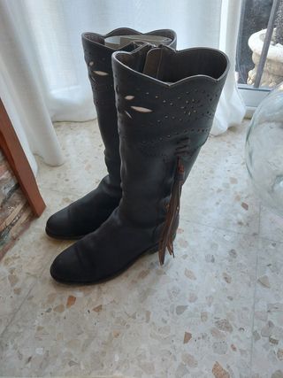Botas Marrón Piel - Rocieras