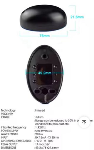 Sensor Infrarrojo Parking