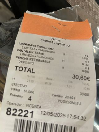 Traje chaqueta completo Impecable