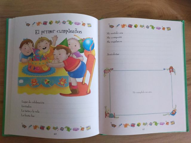 Libro del Bebé: Álbum recuerdos bebé