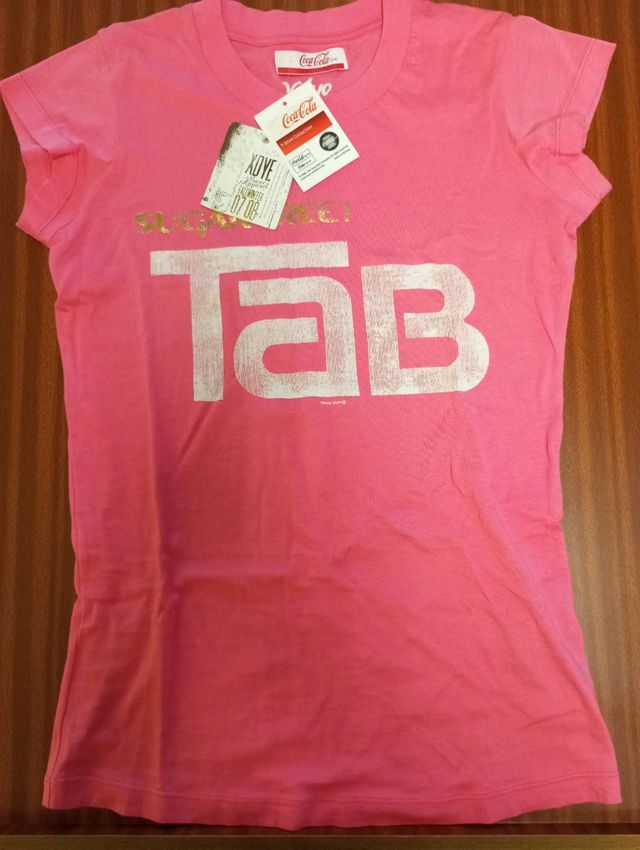 Camiseta Tab Coca-Cola vintage