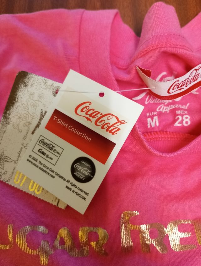 Camiseta Tab Coca-Cola vintage