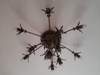 Lámpara araña techo para 13 bombillas