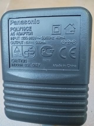 Adaptador Corriente Piano casio PT-10