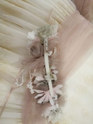 Traje "comunión" niña blanco-rosa