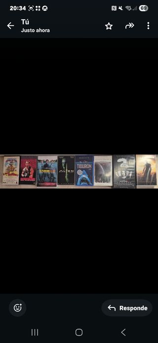 VHS: 8 Películas - Acción, Terror, Comedia