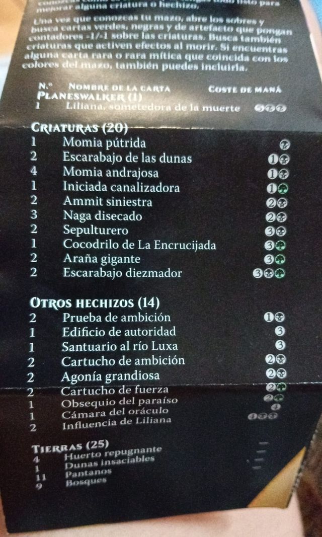 Baraja Liliana Sometedora de la Muerte