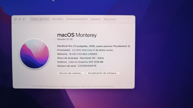 MacBook Pro 13"TouchBar