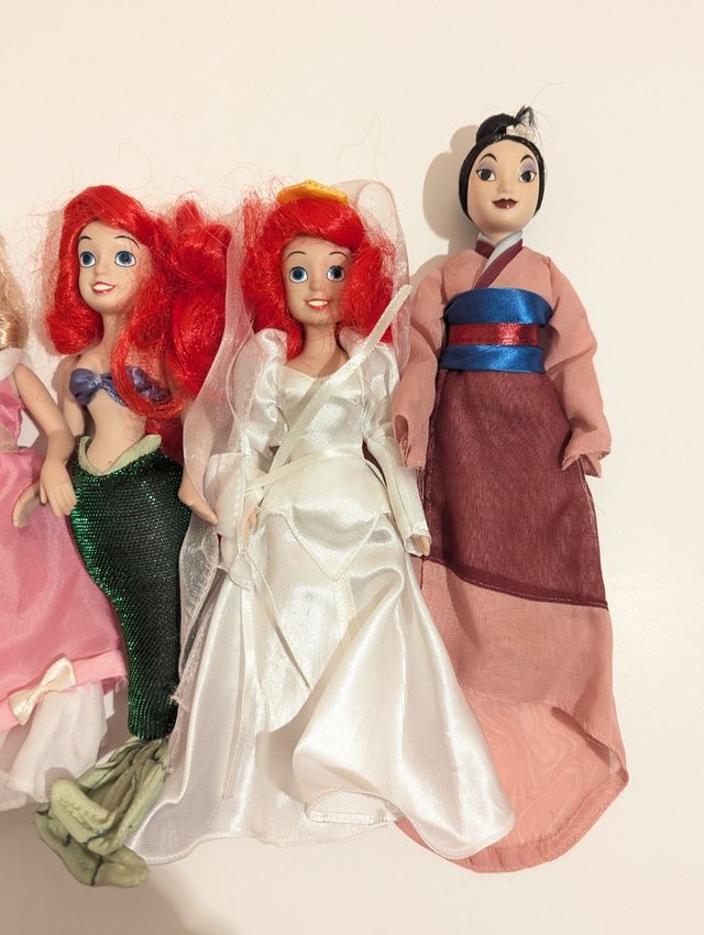 Lote 6  princesas Disney porcelana