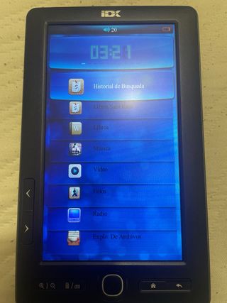 Lector IDX - Tablet negra