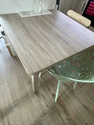 Mesa extensible Roble Cambrian 90x90/180x90