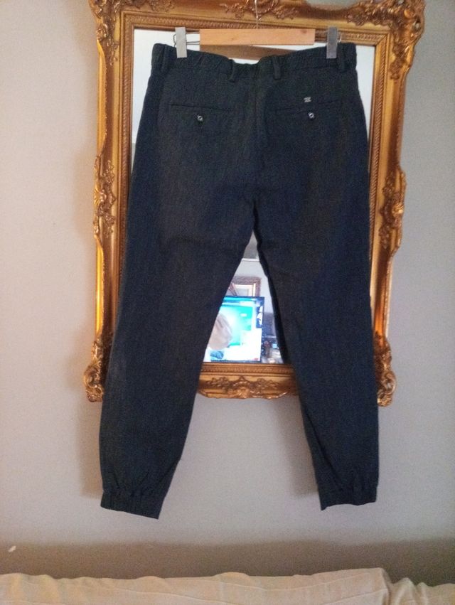 M.Dutti lana Azul Grisaceo