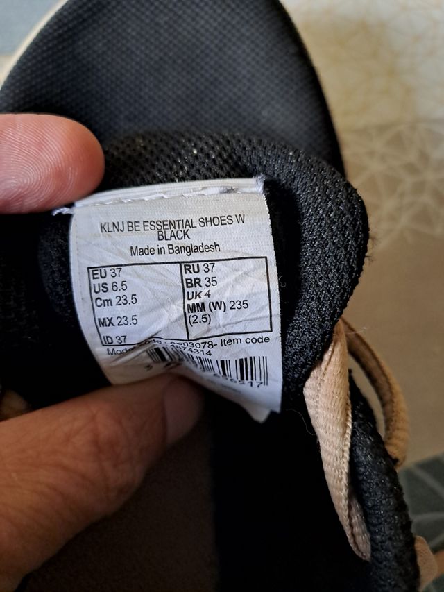 Zapatillas Deporte - Beige/Negras