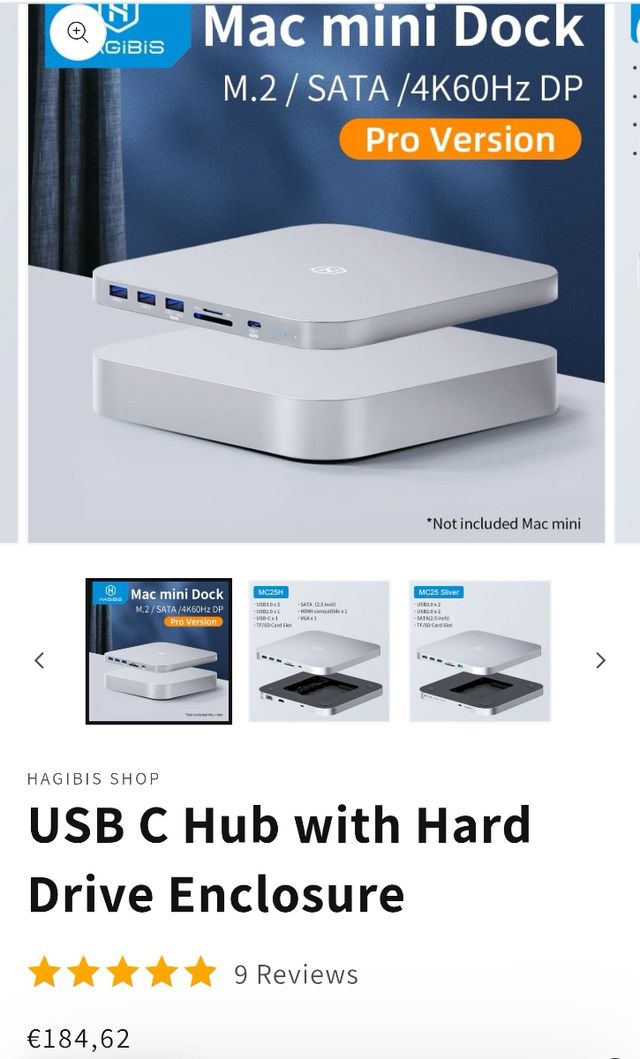 Hub usb c hagibis mc25 pro