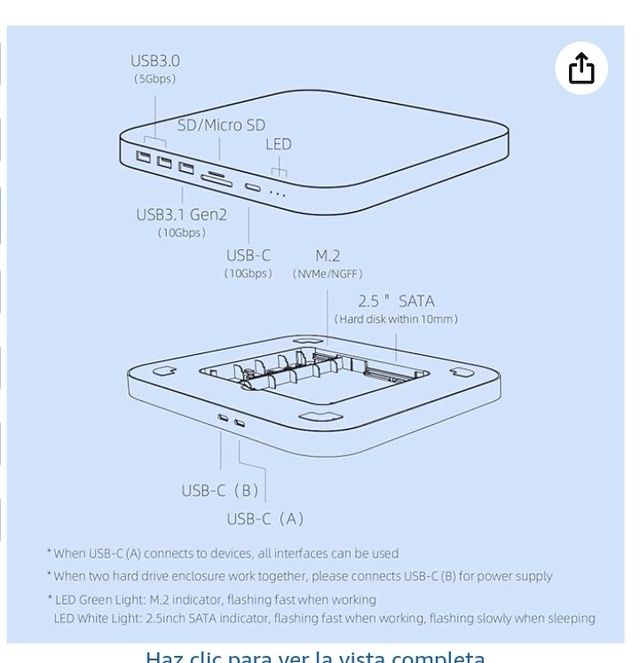 Hub usb c hagibis mc25 pro