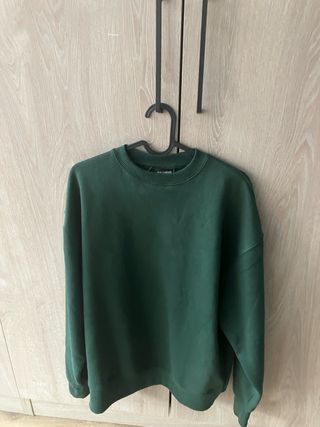 Jersey verde oscuro Pull&Bear