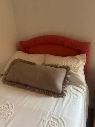 Cabecero cama infantil rosa