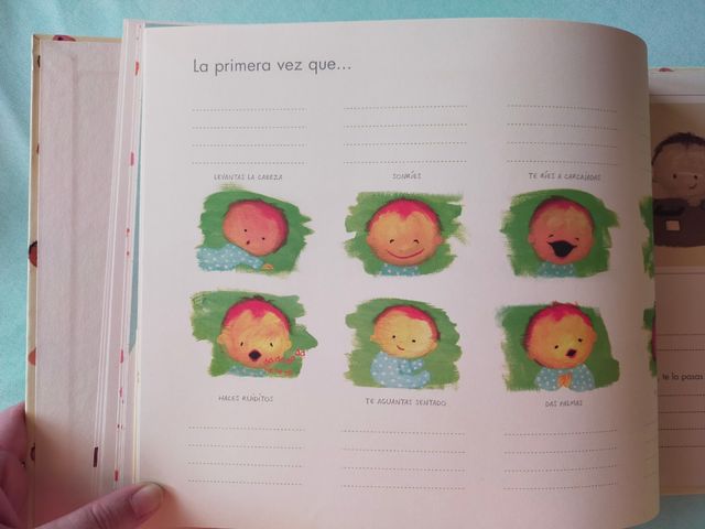 Álbum bebé: recuerdos de recién nacido