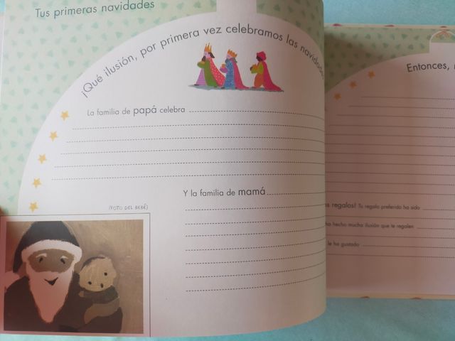 Álbum bebé: recuerdos de recién nacido