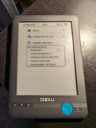 bq e-reader - Tableta electrónica negra