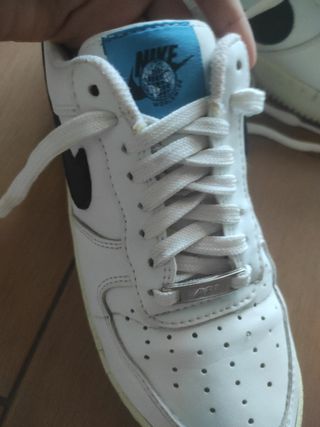 Nike Air Force 1 - Zapatillas blancas y azules
