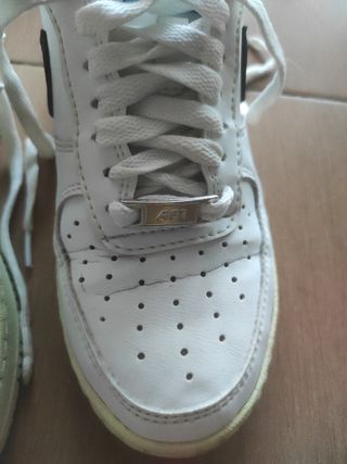 Nike Air Force 1 - Zapatillas blancas y azules